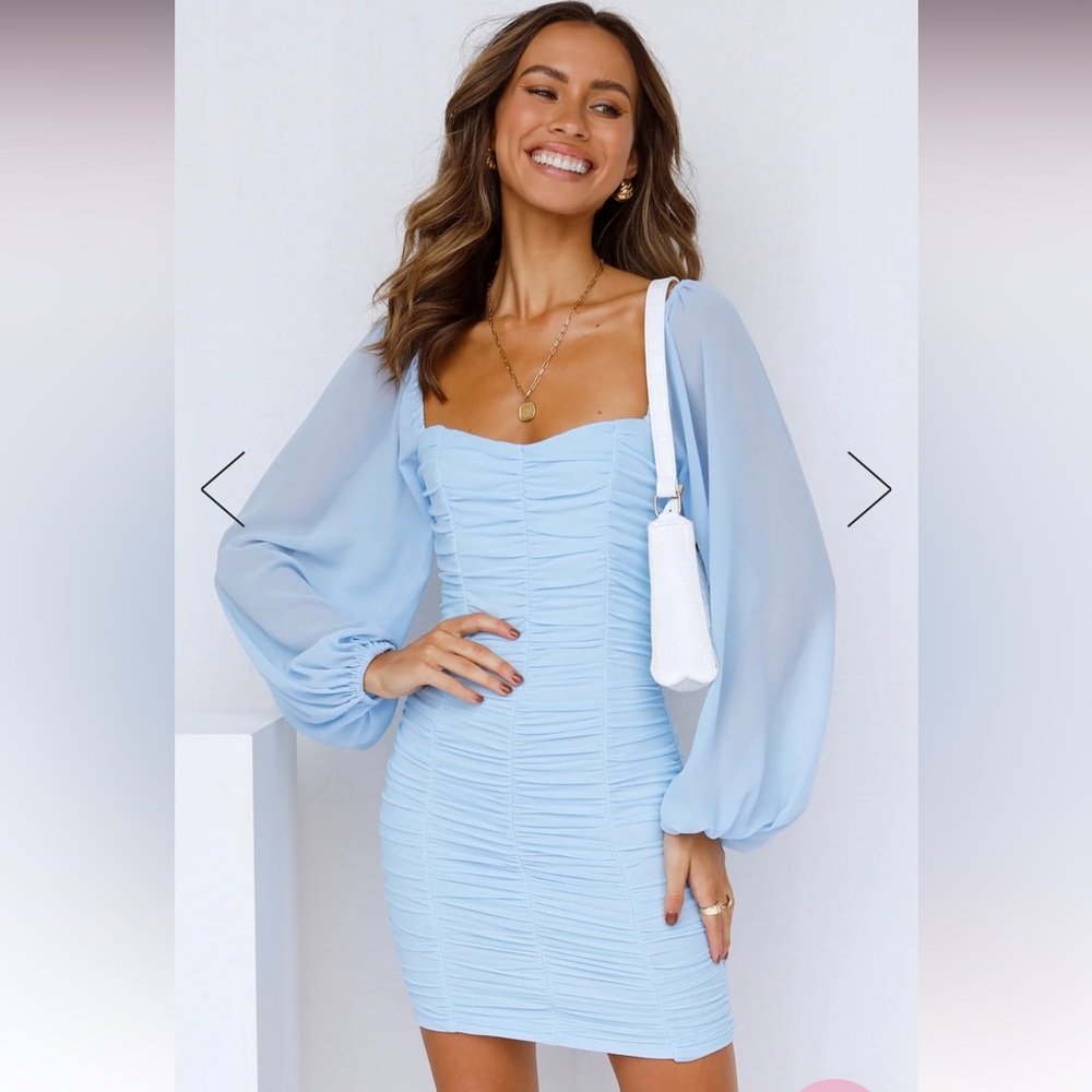 Hello Molly Luxury Love Dress Blue
